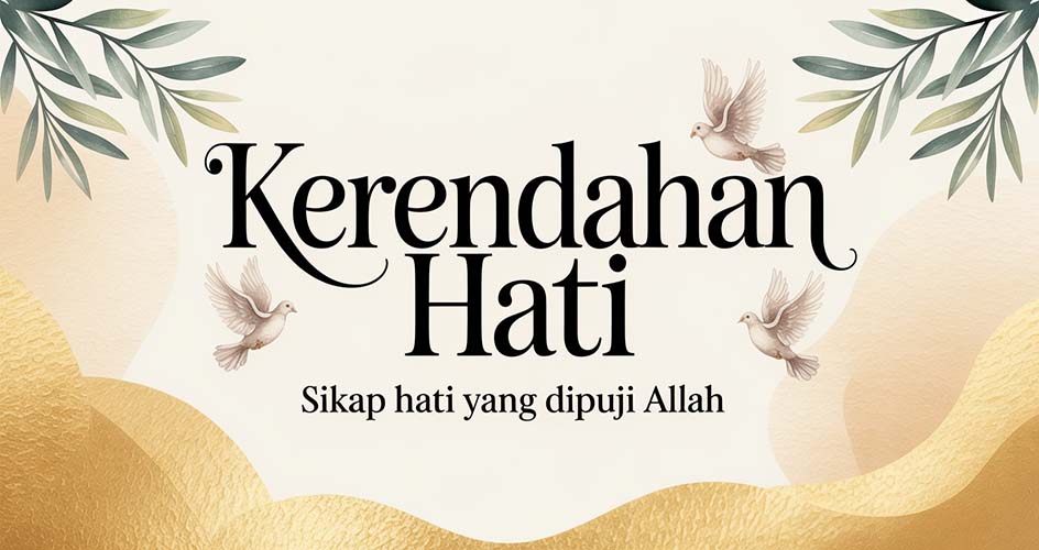 Kerendahan Hati : Sikap hati yang dipuji Allah